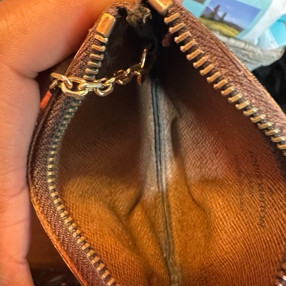 Louis Vuitton Brown Monogram Key Pouch - Picture 4 of 8